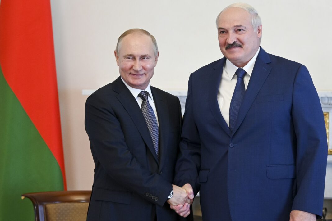 Putin y Lukashenko