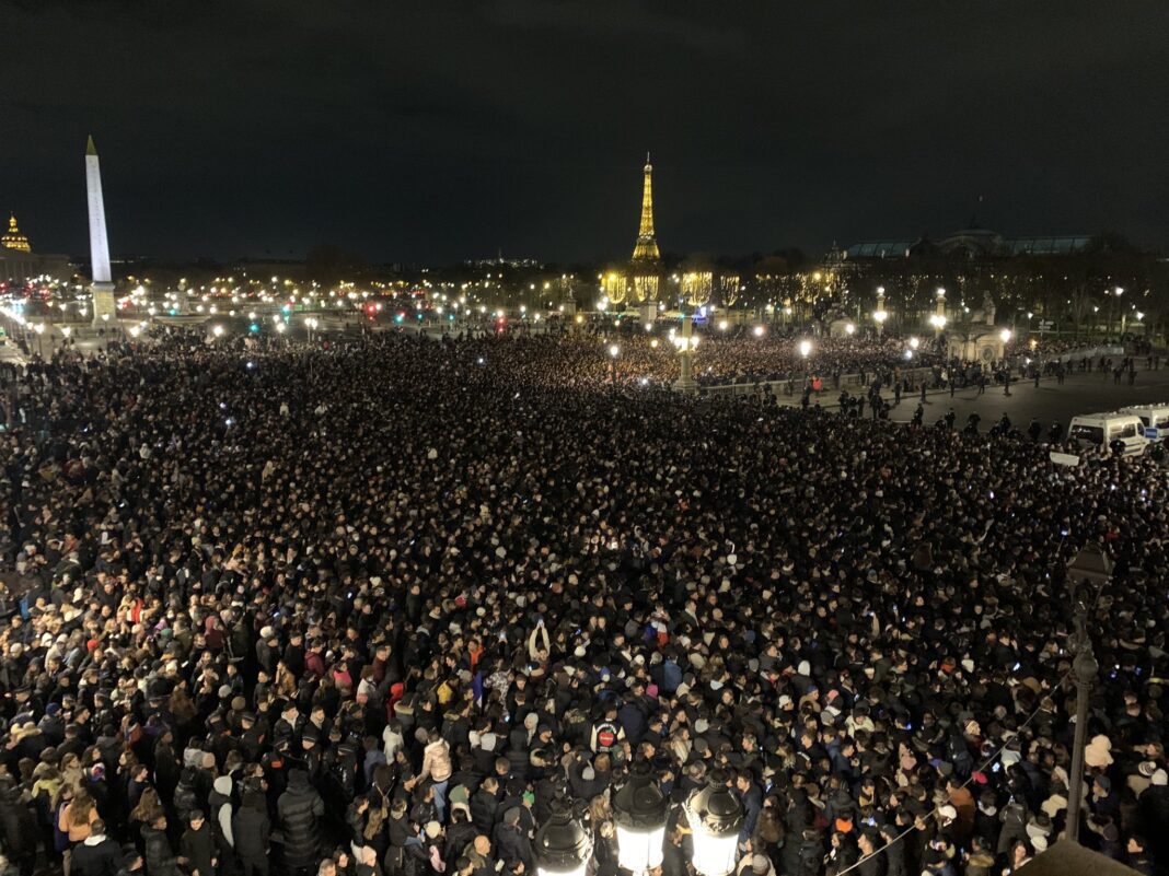 Francia recibió a los subcampeones del mundo en París