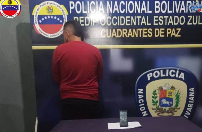 Bajo amenaza le exigía mercancía a los comerciantes y la PNB lo atrapó en Maracaibo