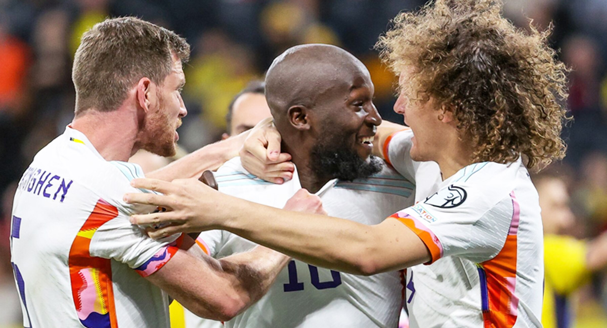 Bélgica destroza a Suecia con tres goles de Lukaku