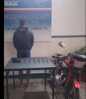 CPBEZ capturó a integrante de la banda de alias El Yiyi con municiones en La Cañada de Urdaneta