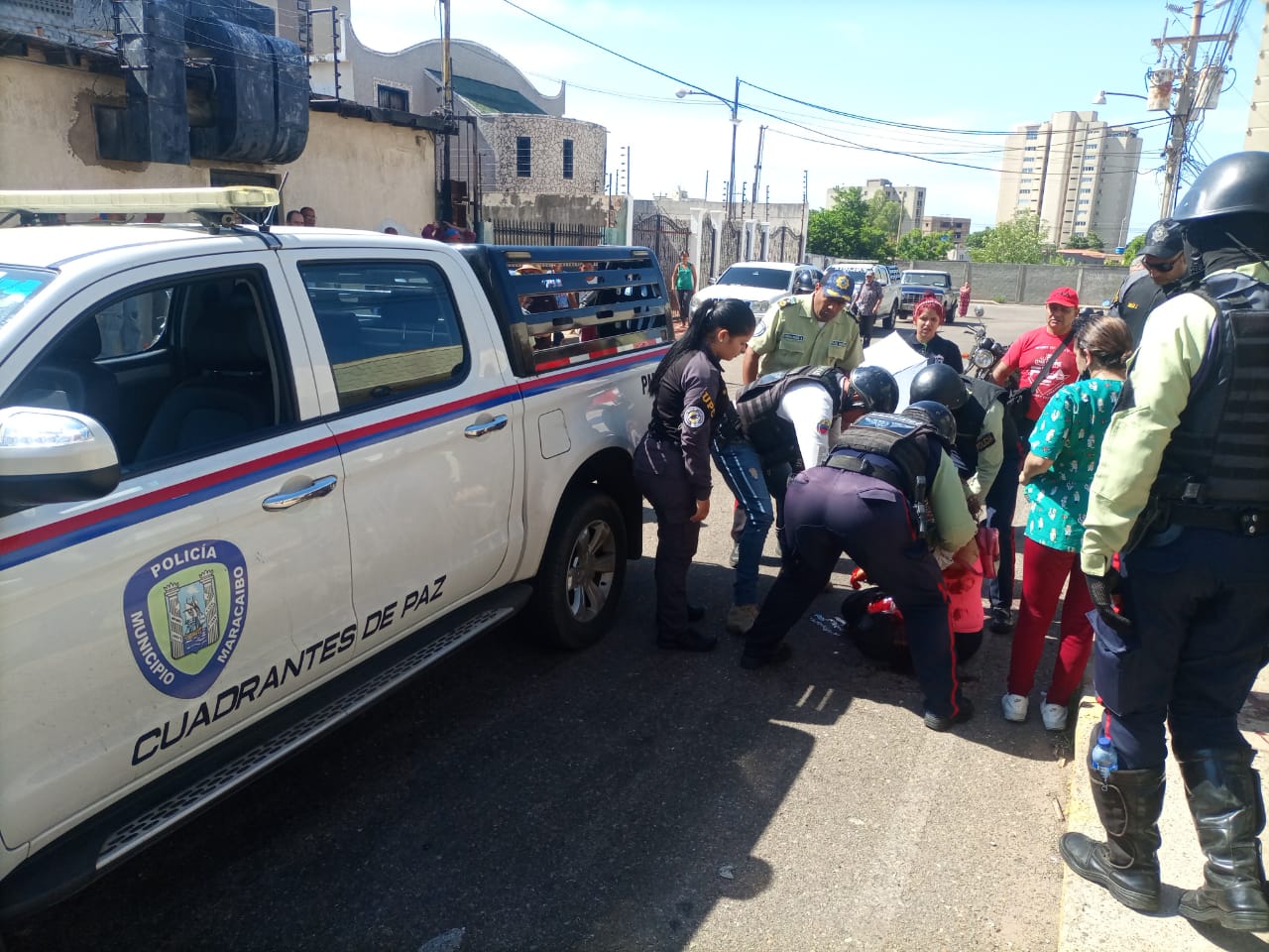 Polimaracaibo detuvo a un hombre que apuñaló a su pareja en la plaza Reina Guillermina