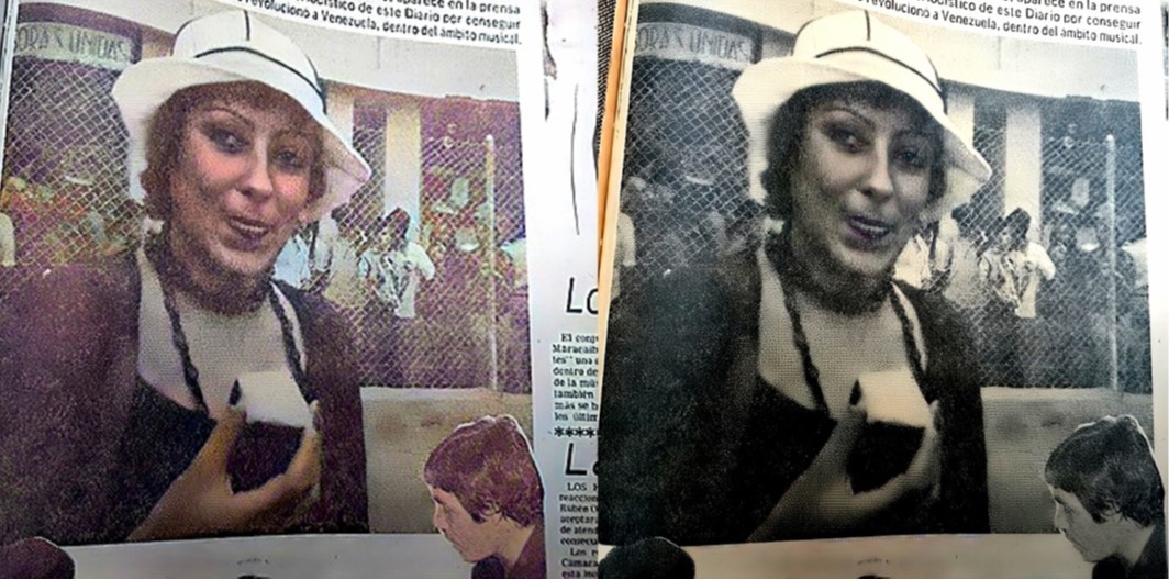 Y ella es Amparito...la de Ricardo Portillo. recortesdejosue tomados de Panorama