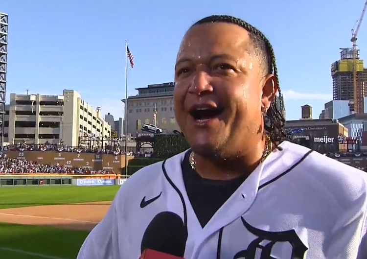 Miguel Cabrera lágrimas