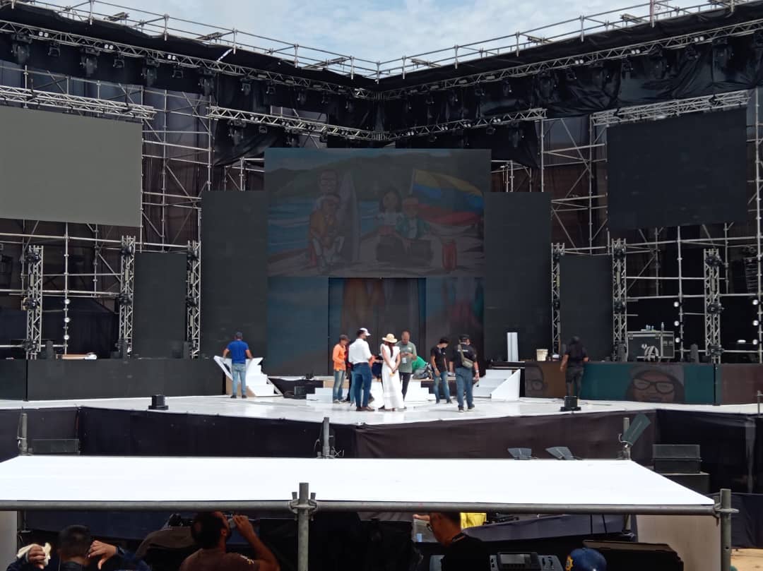 Los animadores Jordán Mendoza y Gesaria Laprieta ya está en la Plaza para Todos