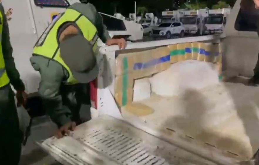 Incautaron más de 184 kilos de drogas en Tazón: Dos detenidos por la Fanb (+video)