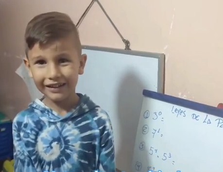 Mateo, el pequeño genio de las matemáticas: Es tachirense