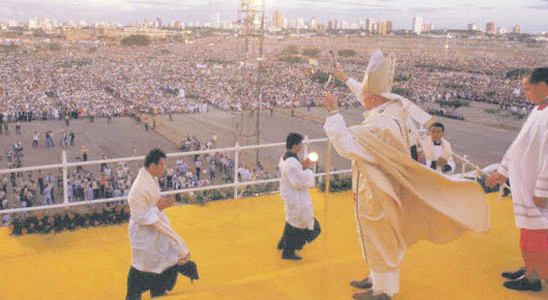 Papa Francisco dio la bendición para construir santuario en Grano de Oro donde estuvo Juan Pablo II