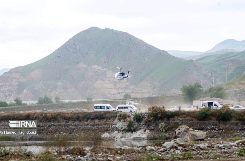 Buscan el helicóptero en el que viajaba el presidente de Irán