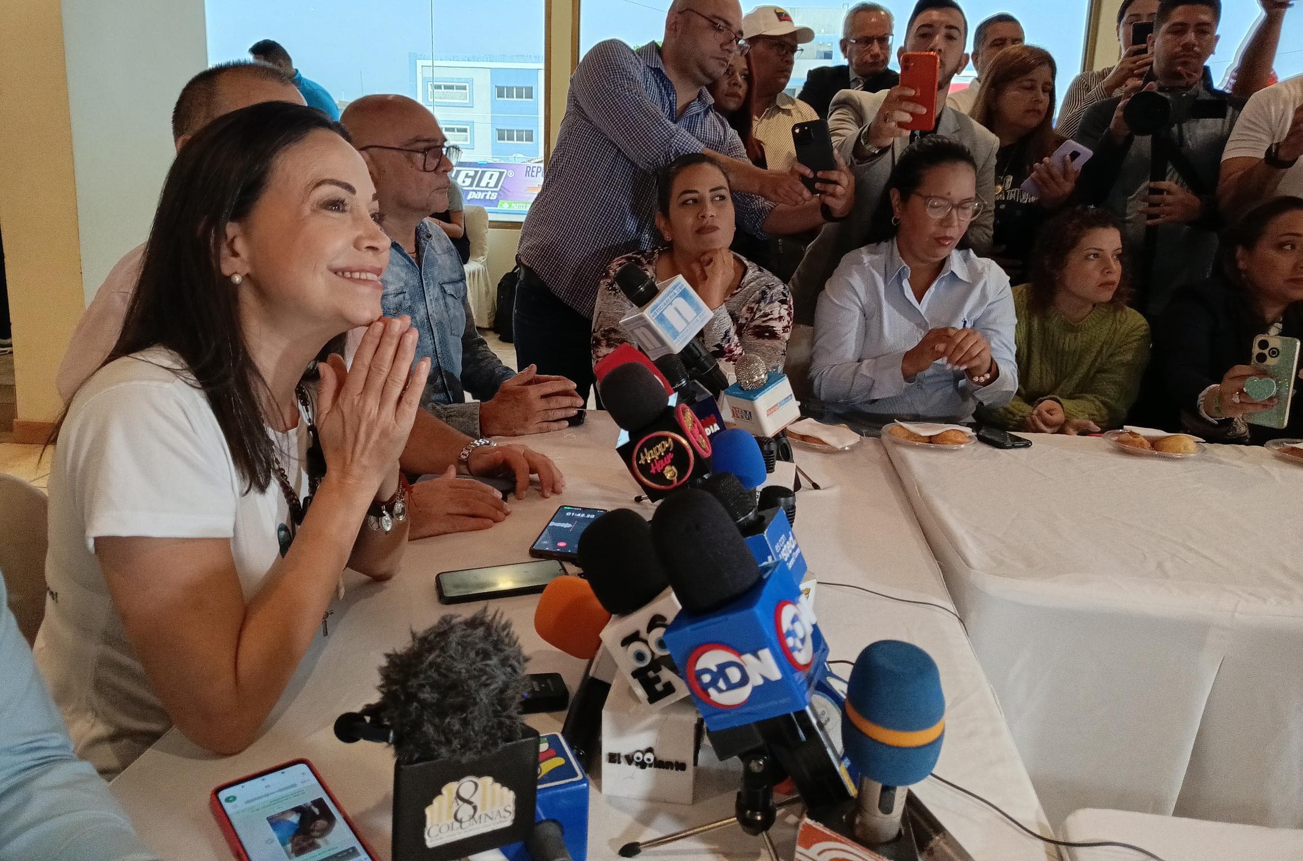 Un conversatorio con la prensa realizó MCM en su segundo día en el Zulia