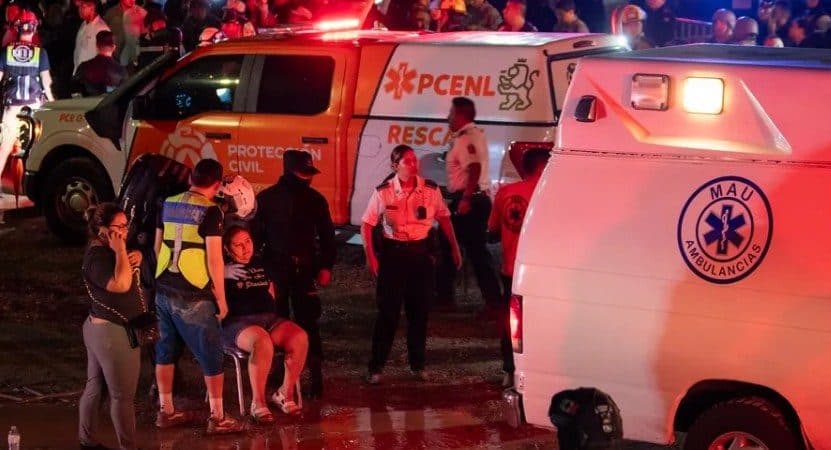 Nueve muertos y 50 heridos tras la caída de un templete en un acto del opositor Máynez en México