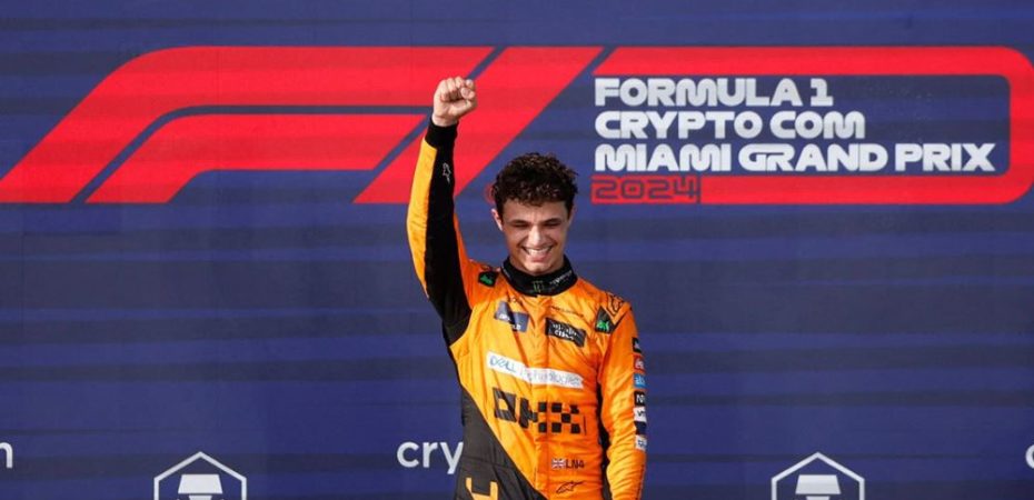 Lando Norris logra su primera victoria en la Fórmula 1 durante el GP de Miami