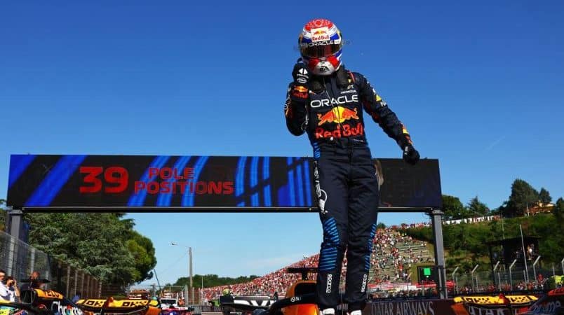 Verstappen conquista otra pole para el GP Emilia Romaña