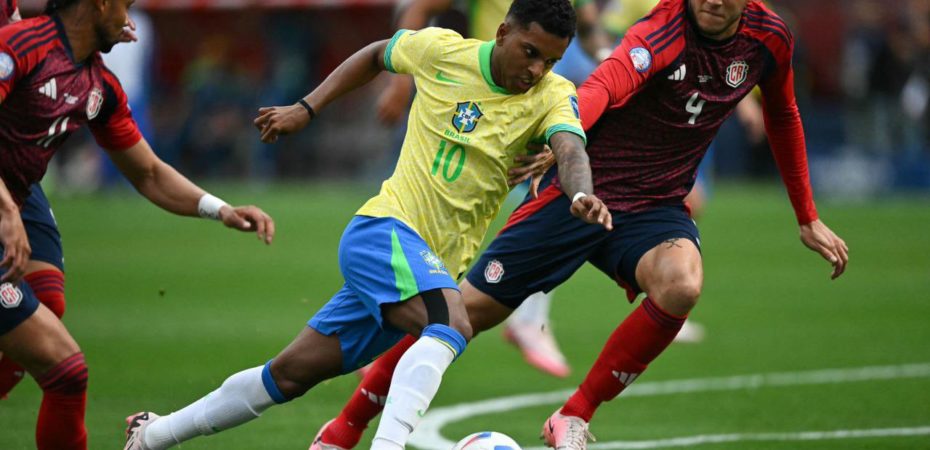 Brasil no pudo ante Costa Rica en su debut en la Copa América