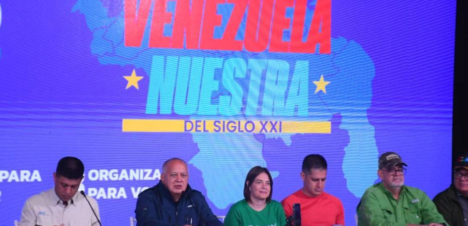 Diosdado Cabello oficializó el lanzamiento del registro 1x10x7 para las presidenciales