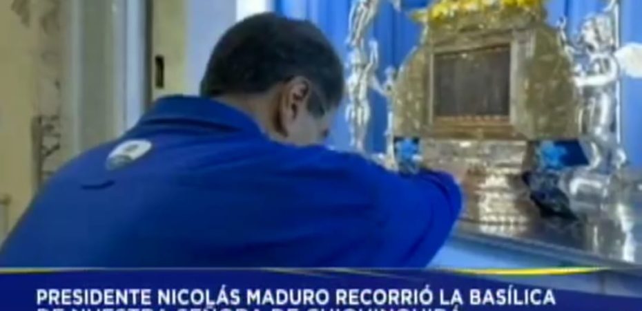 Maduro recorrió la Basílica y agradeció a La Chinita por salvarle la vida en 2018