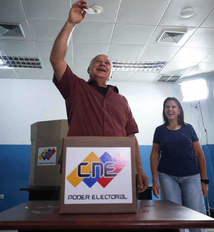 Diosdado Cabello participó en el simulacro desde Monagas: Esto es un éxito y es la práctica necesaria para que el 28-Jul todo salga bien