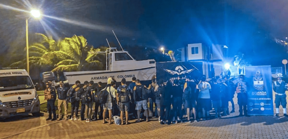 Colombia rescató a 31 migrantes abandonados en la isla de San Andrés: 16 son venezolanos