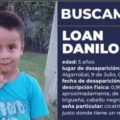 Nueve días tiene desaparecido el niño Loan en Argentina: Detenidos esposos y un comisario