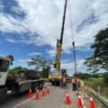Avanzan trabajos de reconstrucción del puente Cocuiza en el que perdió la vida una zuliana tras su derrumbe