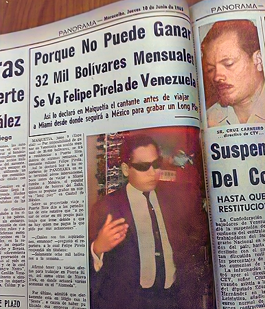 ¿Por qué se fue Felipe Pirela de Venezuela?