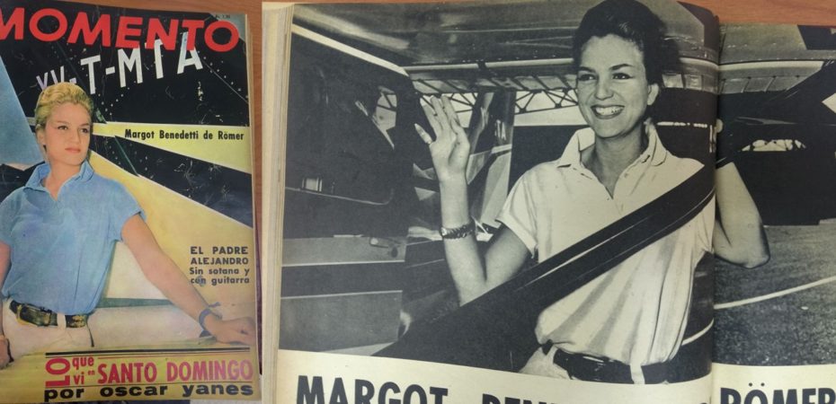 Margot Benedetti de Römer … pescó un tiburón, fue piloto de avionetas y artista genial