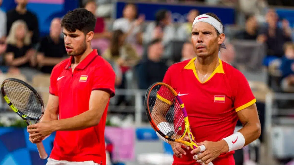 Rafa Nadal y Carlos Alcaraz quedaron fuera en los cuartos de final de París 2024. Foto: RRSS