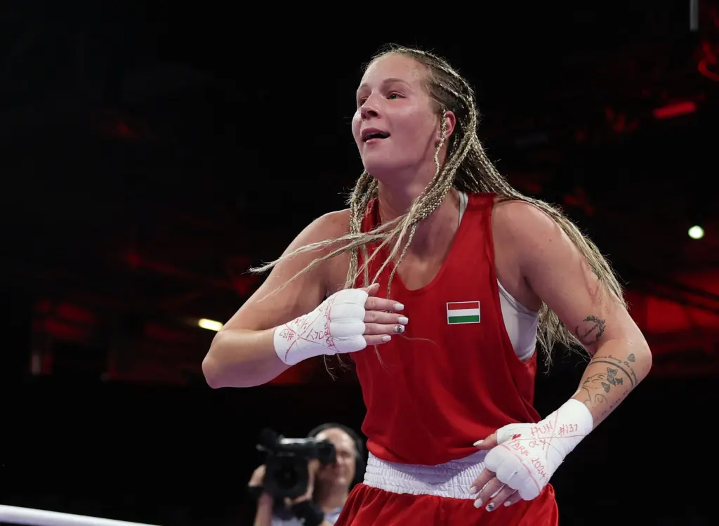 Luca Hamori le envió un desafiante mensaje a Imane Khelif antes de su combate. Foto: RRSS
