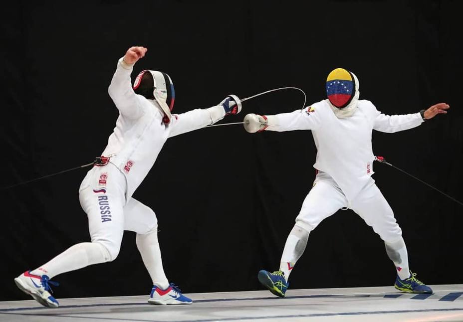 Equipo masculino venezolano de Esgrima se llevó un diploma olímpico de París 2024. Foto: RRSS