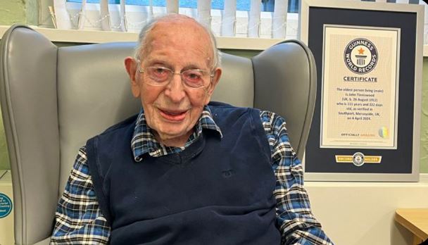 Falleció el hombre más viejo del mundo