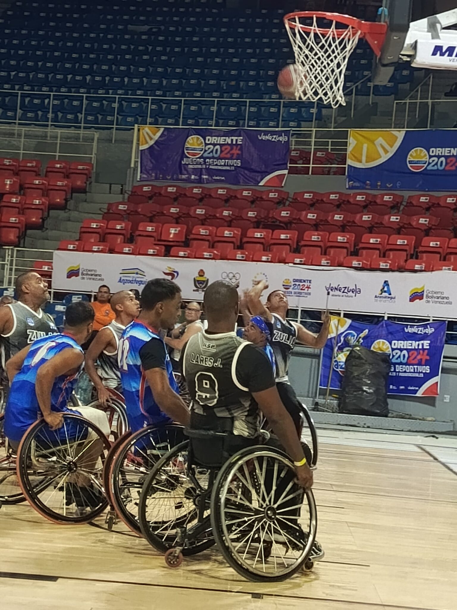 Zulia establece récord paranacional en baloncesto sobre silla de ruedas