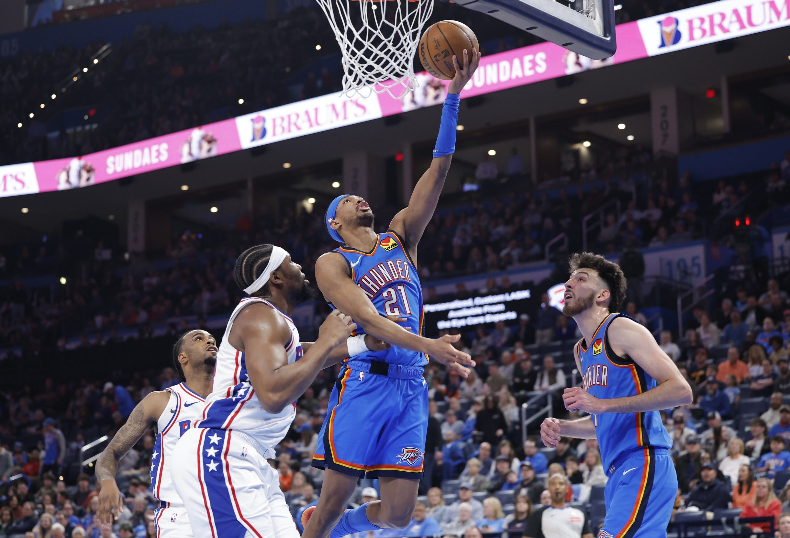 Thunder desplaza marca de temporada de Cavaliers