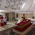 Vaticano revela las primeras imágenes del cuerpo del papa Francisco dentro de su féretro