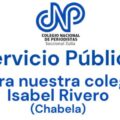 Solicitan ayuda para la periodista Isabel Rivero, mejor conocida como 