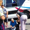 Un lesionado deja choque entre camioneta JAC y moto en Bella Vista