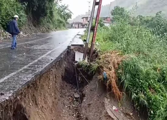 Reportan inundaciones por fuertes lluvias en Boconó, estado Trujillo