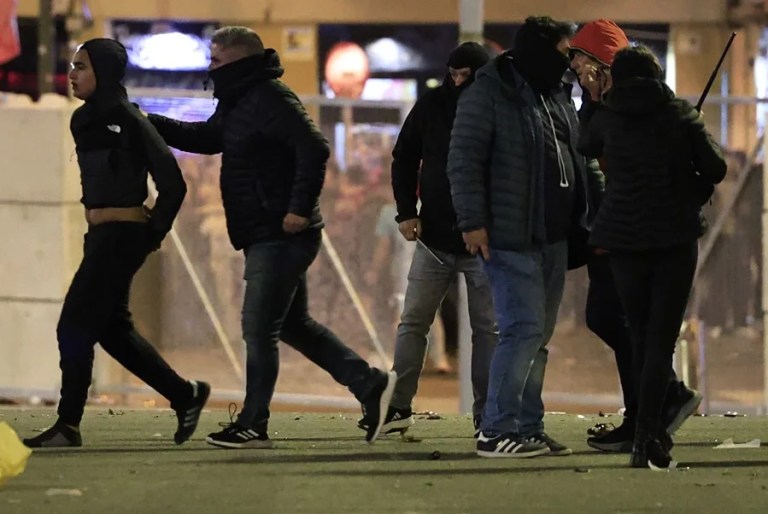 Seis detenidos en los incidentes tras el partido Athletic-Rangers