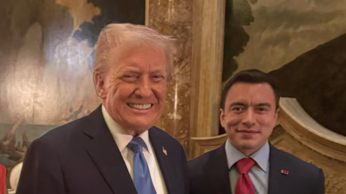 Trump felicita a Noboa y asegura que será un 