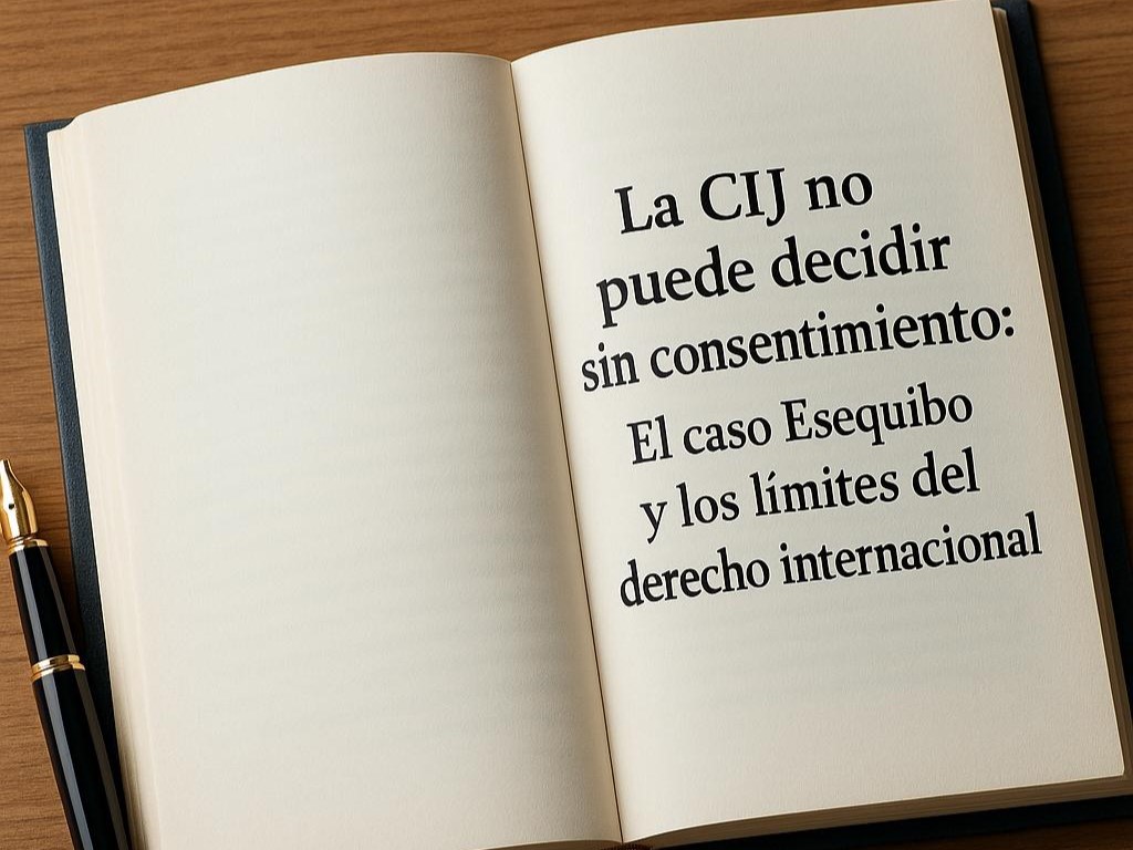 La CIJ no puede decidir sin consentimiento: El caso Esequibo y los límites del derecho internacional