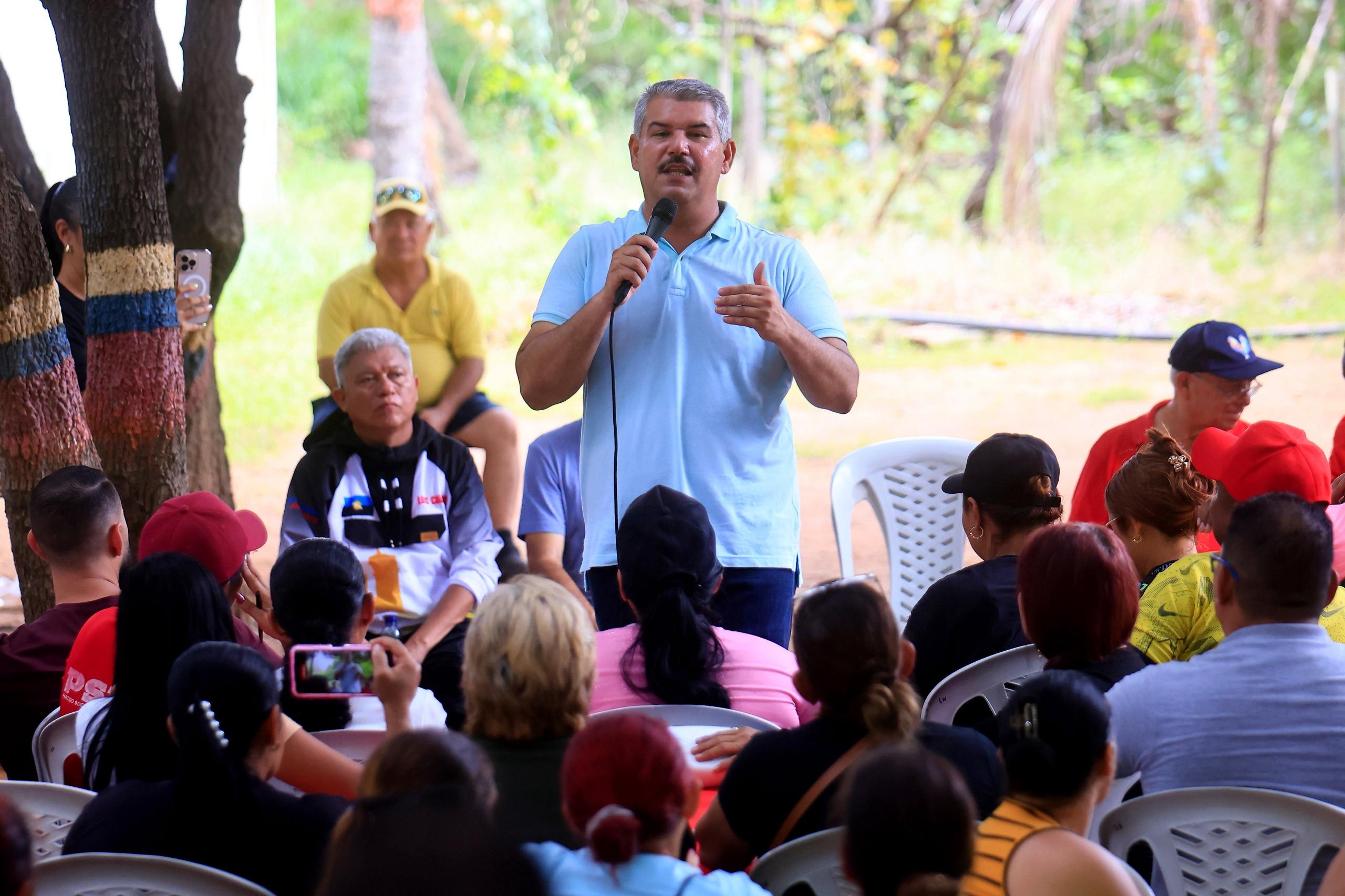 Parroquias Marcial Hernández y Domitila Flores del municipio San Francisco garantiza el triunfo de Luis Caldera