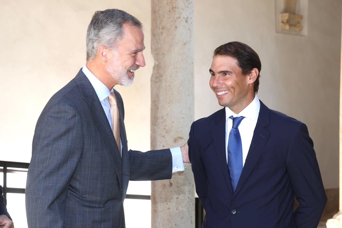 El rey Felipe VI de España nombró marqués a Rafael Nadal