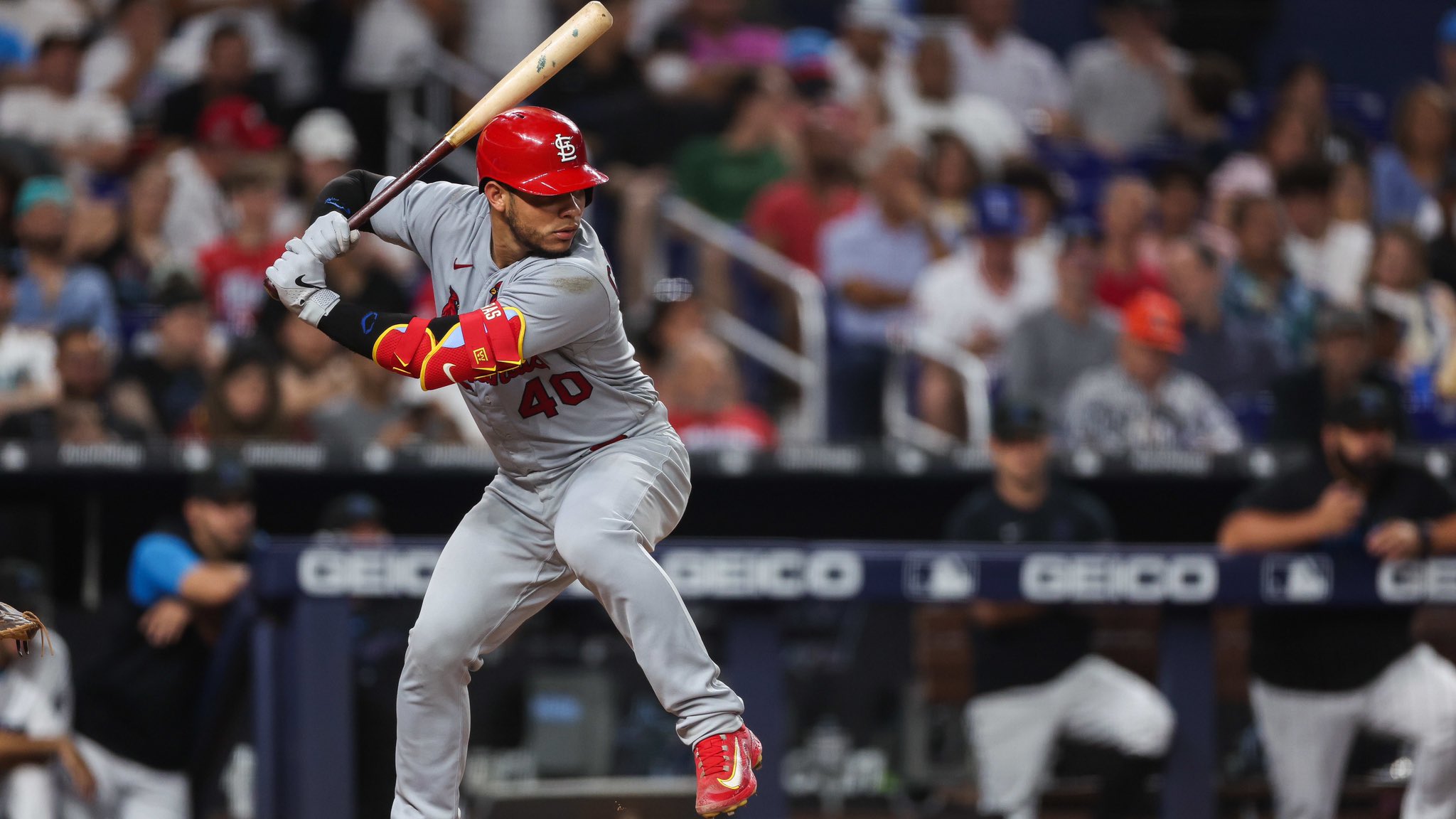 Wilson Contreras conectó su décimo cuadrangular del año en triunfo de Cardenales