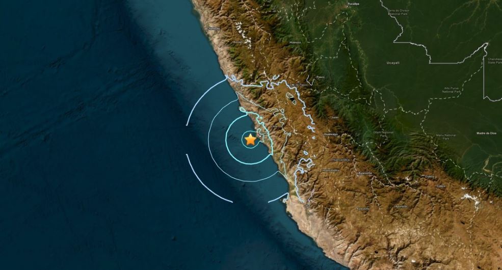 Sismo de 6,1 se registra en Perú