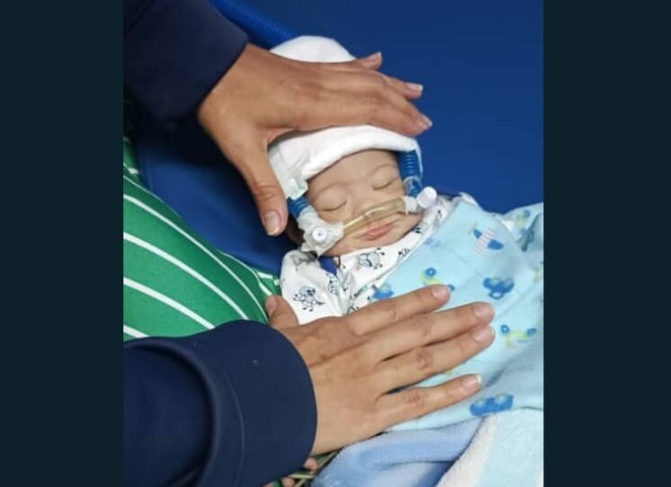 Bebé Eithan Lorett de 54 días de nacido, necesita apoyo para su tratamiento, fue diagnosticado con Cardiopatia Congénita, Hipertensión Pulmonar y shock séptico