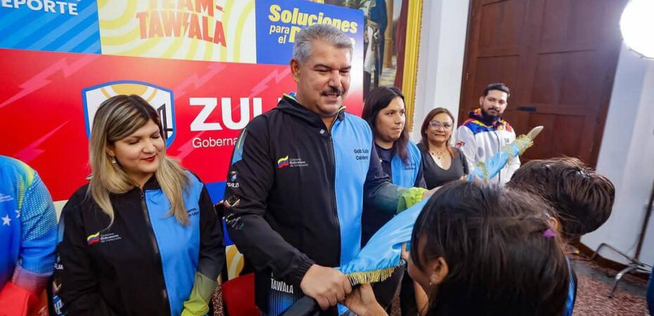 Delegación zuliana es abanderada rumbo a los XIX Juegos Deportivos Nacionales Estudiantiles 2025