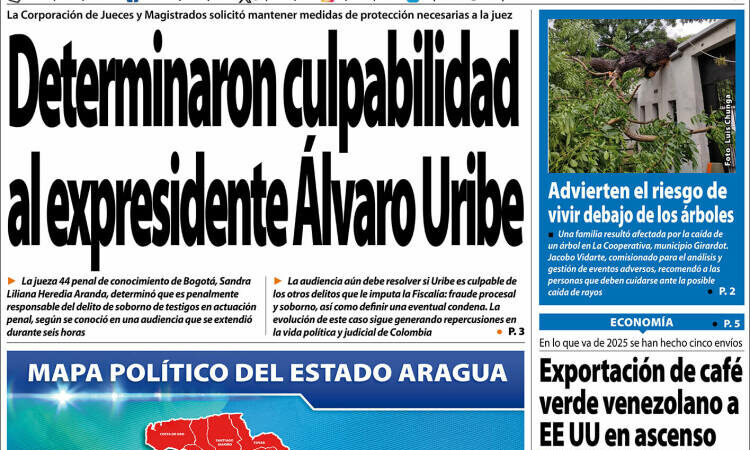 Titulares de la prensa nacional para este martes 29 de julio