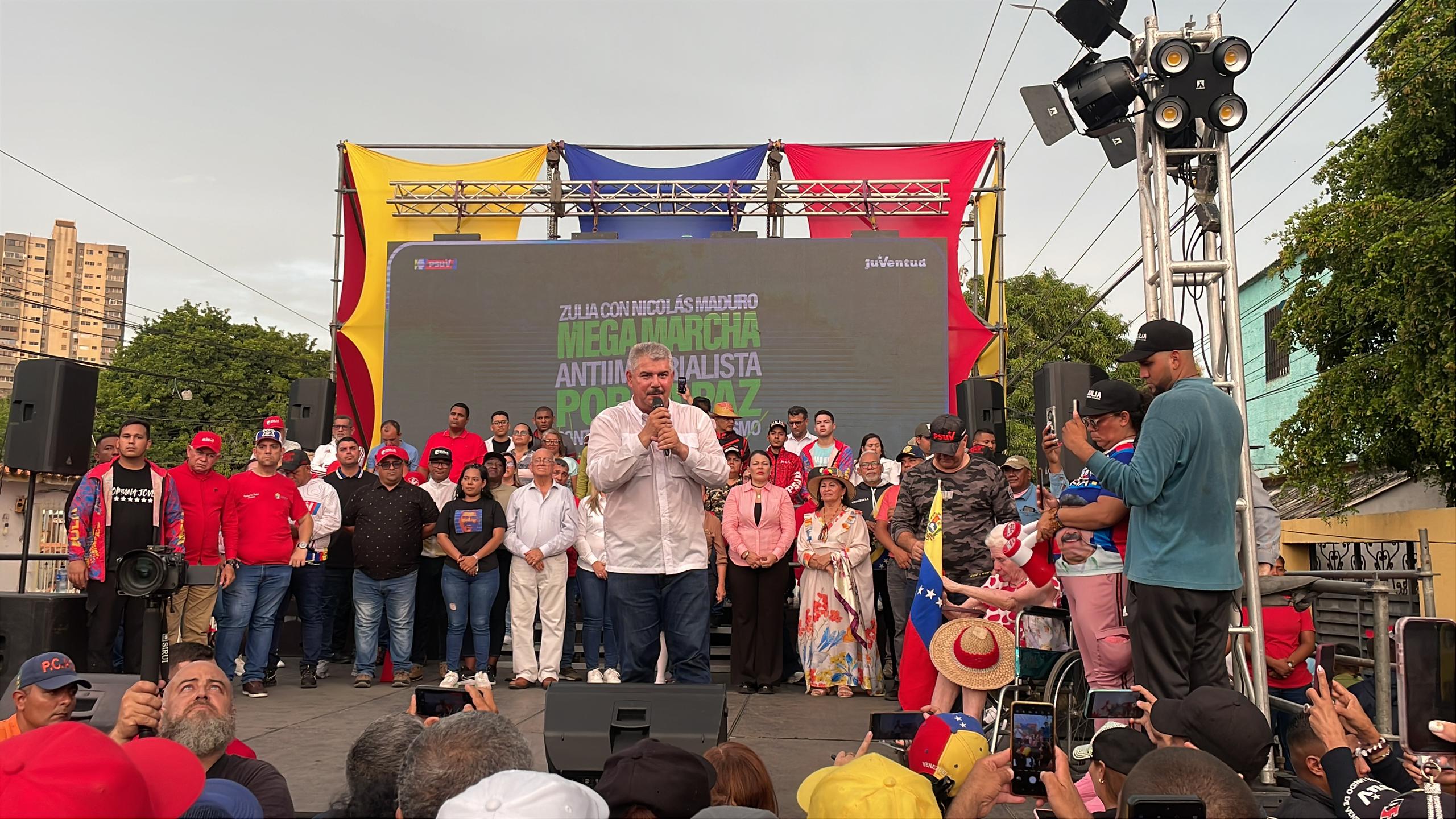 PSUV Zulia y GPPSB marchó en respaldo al presidente Nicolás Maduro