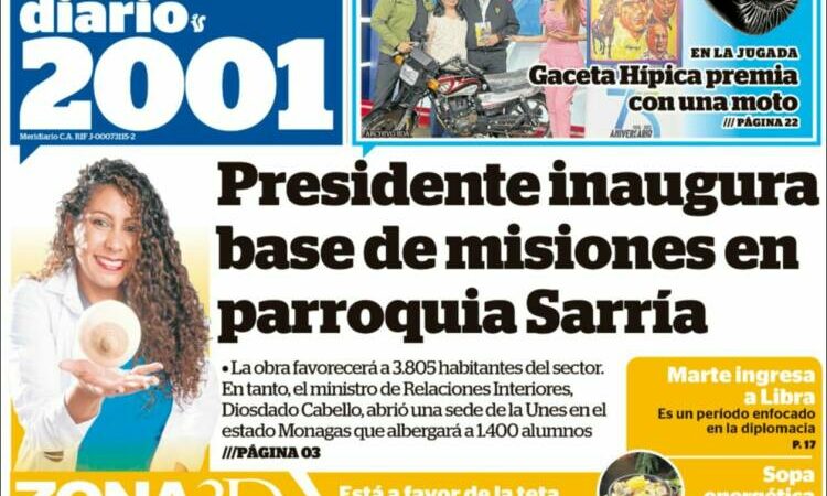 Titulares de la prensa nacional para este viernes 1° de agosto