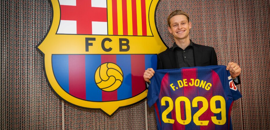 Frenkie de Jong renovó su contrato con Barcelona hasta 2029
