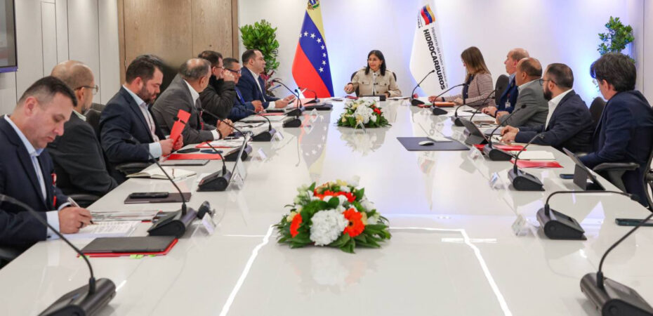 Delcy Rodríguez revisó los progresos del Plan de Producción de Petróleo y Gas 2025